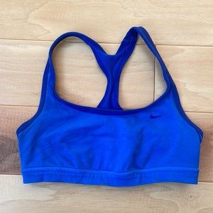 Womens Nike Dri-Fit Royal Blue Sports Bra